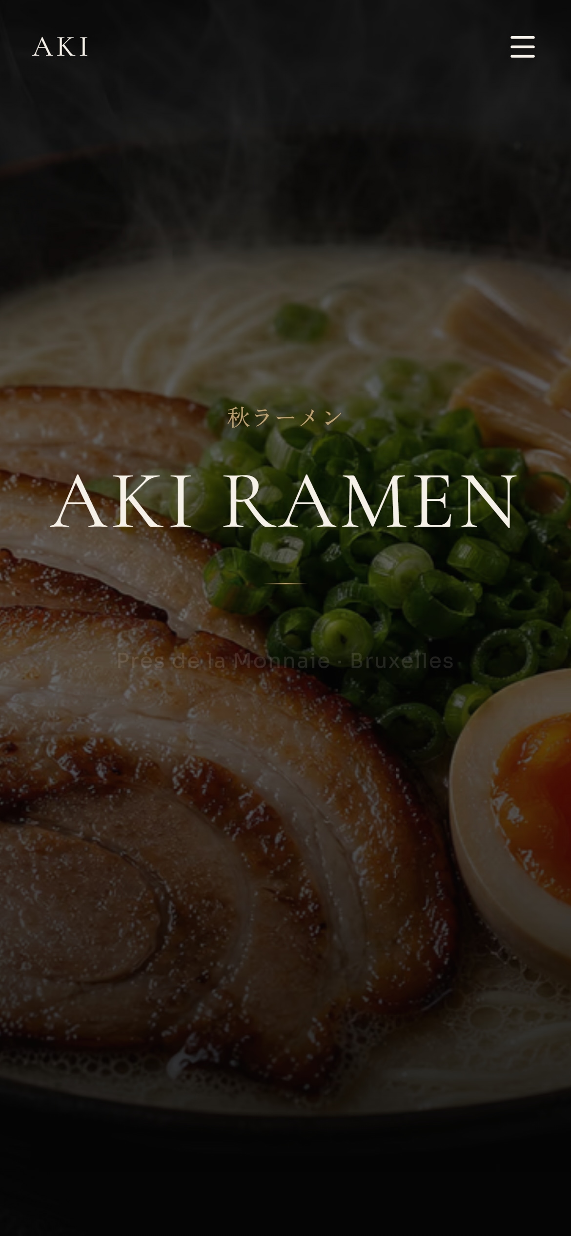 Aki Ramen sur mobile